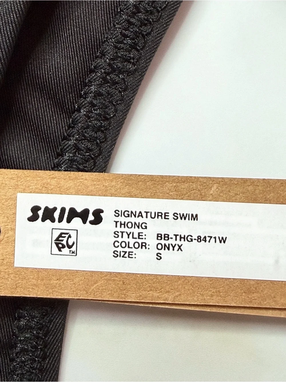 NWT Skims Signature Swim Thong Bikini Bottom